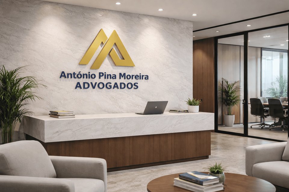 Receção do escritório António Pina Moreira – Advogados